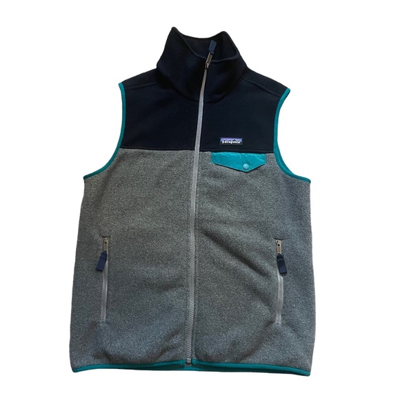 Patagonia Other - Patagonia Synchilla Fleece Snap T Color Block Vest